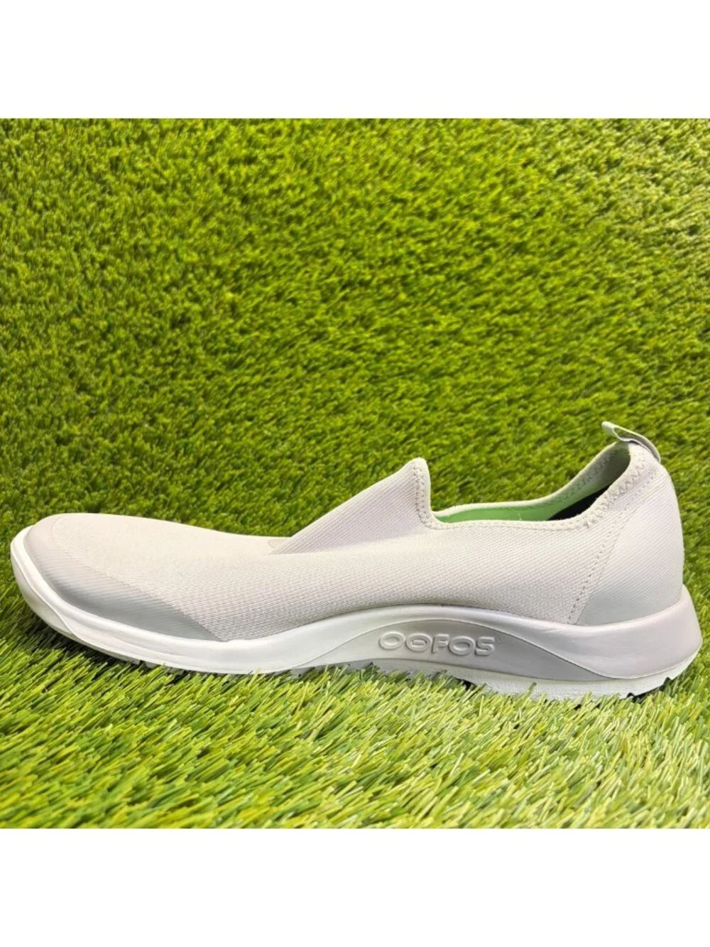 Oofos OOmg Sport Low Mens Size 13 Gray Athletic Walking Slip On Recovery Shoes